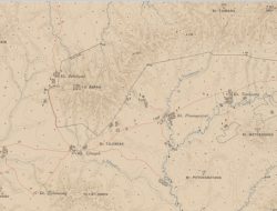 Puncak Perbukitan Pading Berdasarkan Peta Tahun 1930-an