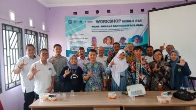 Dinas Perpustakaan Gelar Workshop Penulisan Esai untuk Peserta ILPN Bangka Selatan.