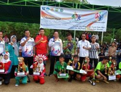 Rayakan Haornas, KKG Olahraga Mentok Gelar Lomba Senam SKJ Pelajar dan Mini Soccer