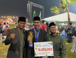 Khoiril Imam Raih Juara 1 Seleksi STQ Nasional ke 27 di Provinsi Jambi Cabang Hifzhil Al-Qur’an Golongan 5 Juz dan Tilawah