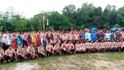 Pramuka SMA Negeri 1 Namang Gelar PTA dan Kemah Blok : Terapkan Nilai Positif Trisatya dan Dasadarma Pramuka