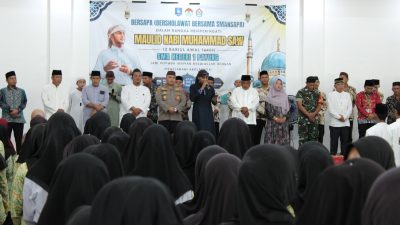 MAULID NABI DI SMA N 1 PAYUNG, TELADANI NABI DAN ANGKAT TRADISI NGANGGUNG