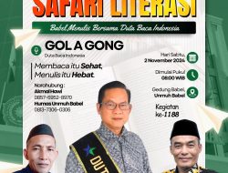 Gol A Gong Safari Literasi di Bangka Belitung