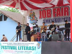 Musik Tradisional dan Peluncuran Buku Mewarnai Job Fair SMKN 1 Toboali