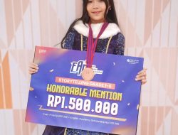 Michelle Valeria Raih Juara Harapan satu dengan predikat Honorable Mention di English Academy Championship 2024