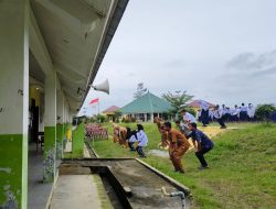 Ratusan Pelajar SMPN 5 Payung Gelar Senam Anak Indonesia Hebat 