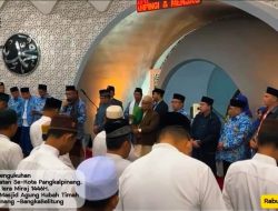 Masjid Agung kubah Timah Peringati Isra’ dan Mi’raj Pelantikan PC DMI se-kota Pangkalpinang