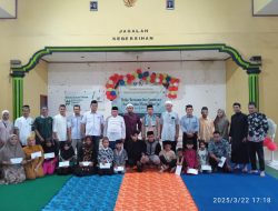 Kolaborasi Baznas, IPSM, dan TKSK Kelapa Berikan Santunan kepada Masyarakat Kurang Mampu