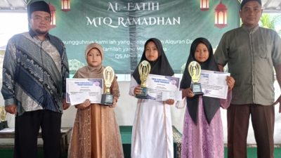 Santri TPQ Miftahul Irsyad Yayasan Baitul Ummah Ranggung Raih Juara Pertama Lomba Tartil Putri 