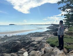 Polsek Tempilang Lakukan Pemantauan Tambang Timah Ilegal di Perairan Laut Tempilang