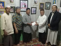 Santunan DMI Untuk Keluarga Ichsan Mokoginta Atas Wafatnya Putra Tercinta