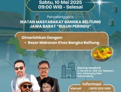 Ikatan Masyarakat Bangka Belitung Se-Kota Bandung Gelar Halal Bihalal