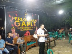 Turnamen Gaple Meriahkan HUT Bhayangkara ke-79 di Bangka Barat: Jalin Kebersamaan Polri, Pemda, dan Masyarakat