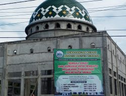 Warga  dusun Bubung Tujuh Desa Sangku Gotong Royong Royong Pengecoran Masjid Baitul Hikmah