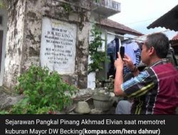 Makam Mayor D.W. Becking, Komandan Militer Belanda di Bangka.