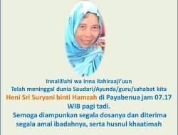 Heni Sri Suryani Hamzah, Qoriah, Yang Pernah Harumkan Nama Sumsel dan Babel di Ajang MTQ Nasional Itu Kini Telah Tiada