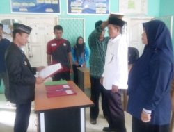 Pelantikan Anggota BPD Pengganti Antar Waktu Desa Sinar Surya