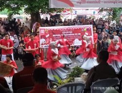 Karnaval Hujan yang Menyulut Semangat, Merayakan HUT ke-80 RI di Bangka Barat