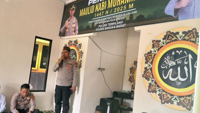 Polsek Tempilang Gelar Maulid Nabi, Ini Kegiatannya