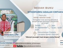 Selasa Mendatang, Bedah Buku Karya Dewi Sekar Sari, Guru SMAN 1 Payung Digelar 
