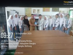Anggota DPRD Babel Kunjungi Perpustakaan SMAN 1 Simpang Rimba