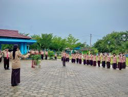 Pembukaan Perkemahan SMA Negeri 1 Simpang Rimba Berlangsung Khidmat