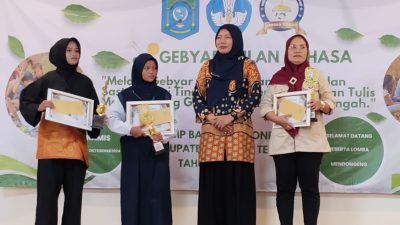 Ini Para Juara Gebyar Bulan Bahasa MGMP Bahasa Indonesia Bangka Tengah 
