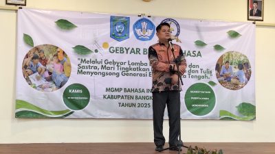 MGMP Bahasa Indonesia Bangka Tengah Gelar Gebyar Bulan Bahasa. Ini Kegiatannya 