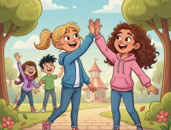 Pertemuan Serin dan Teman Sekolah