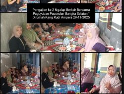 Di Balik Pintu Rumah Kang Rudi, Kehangatan Ukhuwah dan Ilmu Mengalir Deras dalam Pengajian Paguyuban Pasundan Bangka Selatan