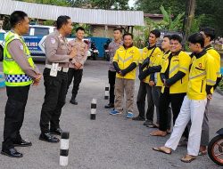 Polres Bangka Barat Sosialisasikan Ops Keselamatan Menumbing 2026 kepada Driver Ojek Online