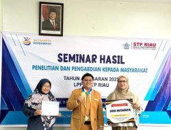 Membanggakan, Mahasiswa STP Riau Raih Juara 3 di Ajang Competition of Science and Mathematics Jenjang Perguruan Tingkat Nasional 