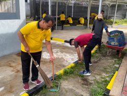 Gerakan Polri Asri” Digelar di Polres Bangka Barat Saat Ramadhan, Wakapolres: Bersih Itu Bentuk Komitmen Pelayanan