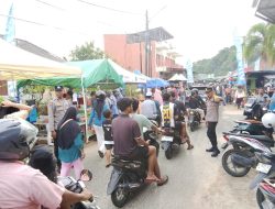 Beri Rasa Aman Warga Berburu Takjil, Polres Bangka Barat Intensifkan Pengamanan Bazar Ramadhan
