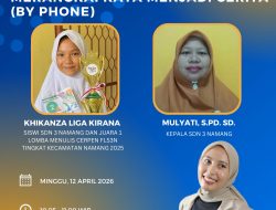 SDN 3 Namang Mengudara