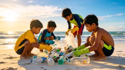 Pahlawan Cilik Penjaga Pantai