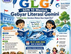 SDN 10 Mentok Akan Gelar Gebyar Literasi Gemini, Padukan Literasi, Edukasi Gizi, dan Pameran Sejarah Bangka