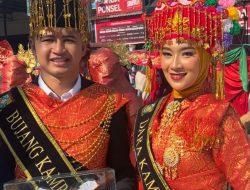 Bujang Andre Pratama & Dara Mardatila Utari On Duty ke Kampar Hadiri Pawai Ta’aruf MTQ XLIV Provinsi Riau di Kuantan Singingi