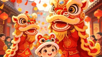 Tradisi Cap Go Meh dengan Cahaya Lampion di Desa Kayu Besi