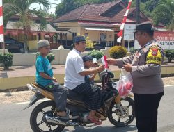 395 Merah Putih Turun ke Jalan, Polres Bangka Barat Ajak Warga Nyalakan Lagi Semangat Kemerdekaan