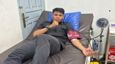 Ketua Karang Taruna Besukor Arung Dalam Ajak Masyarakat Rutin Donor Darah