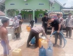Kemarau Mengetat, 4 Ton Air Bersih Mengalir ke Tanjung Nibung-Pancur