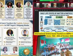 Hadirkan Guru Tamu dari 7 Negara: SMPN 1 Simpang Rimba Targetkan untuk Mapel IPA, Matematika & Bahasa Inggris